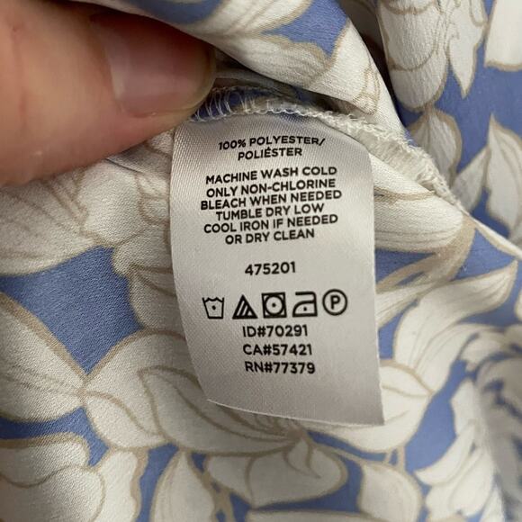 Ann Taylor Tie Front Blouse - Picture 5 of 5